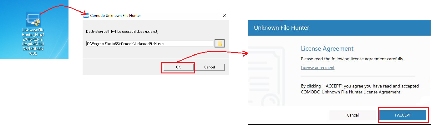 How to use Unknown File Hunter