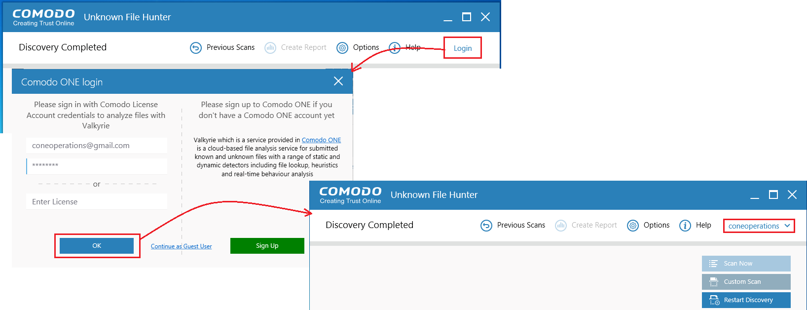 Scan Results, Scan Computer For Virus, Comodo Valkyrie Analysis