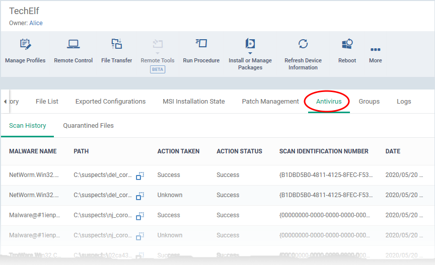 View Valkyrie Analysis Results, Cloud Based Antivirus