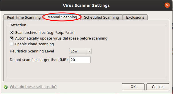 Scheduled Scanner